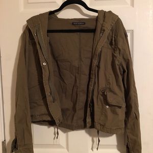 Brandy Melville green army jacket